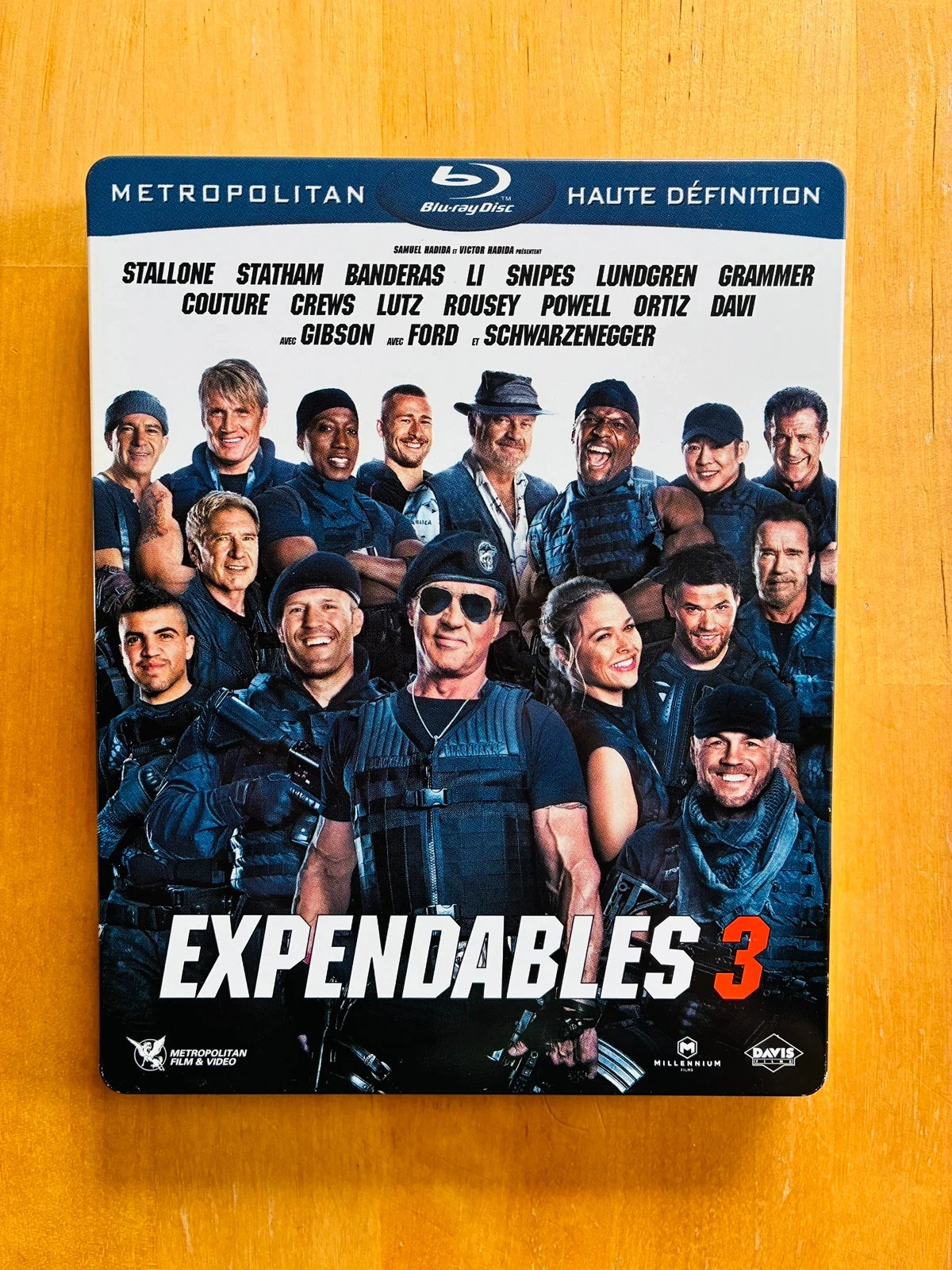 Steelbook Blu-ray Expendables 3 Sylvester Stallone.